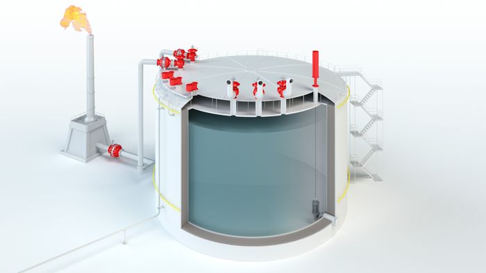 PROTEGO® Pilot-operated PV Valve