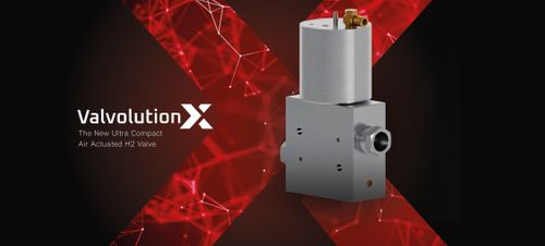 ValvolutionX - The New Ultra Compact Air Actuated H2 Valve