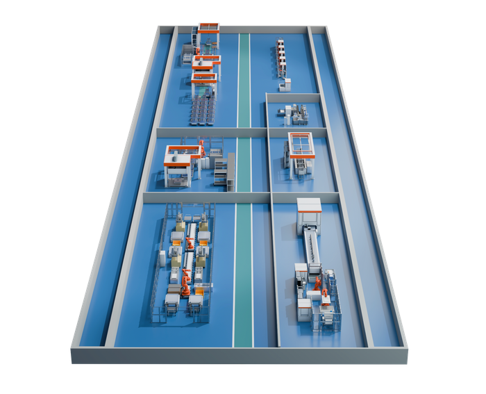 PEM Hydrogen Generation Electrolyzer Intelligent Manufacturing Complete Line Equipments