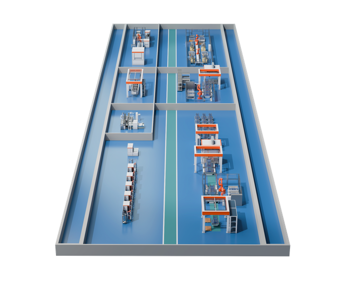 PEM Hydrogen Generation Electrolyzer Intelligent Manufacturing Complete Line Equipments