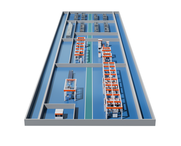 ALK Hydrogen Generation Electrolyzer  Assembely &Test Line