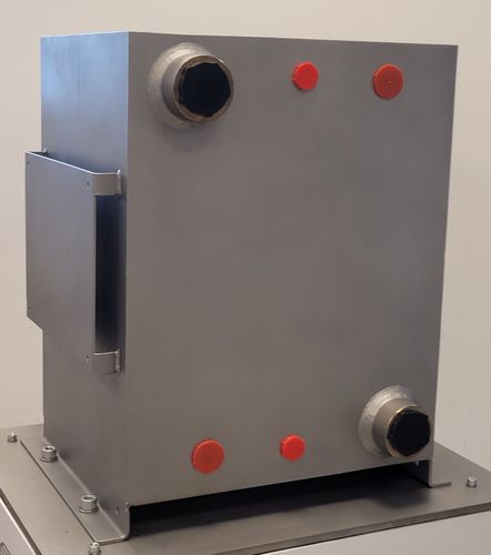 Multistream heat exchanger for hydrogen dispenser (SAEJ2601 compliant)