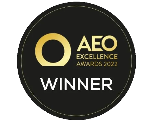 AEO winner logo