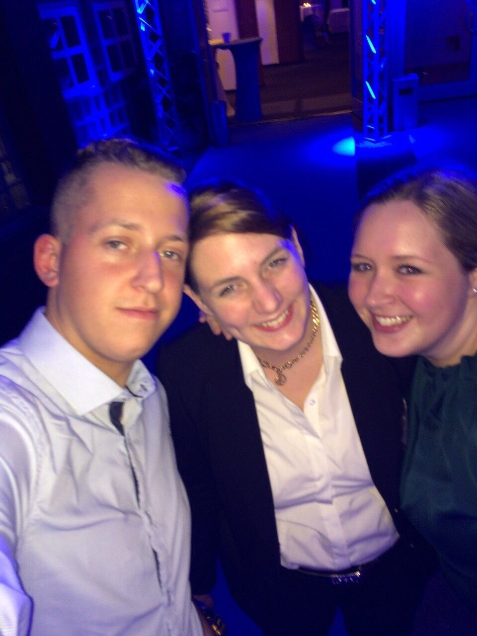 sandra with team 