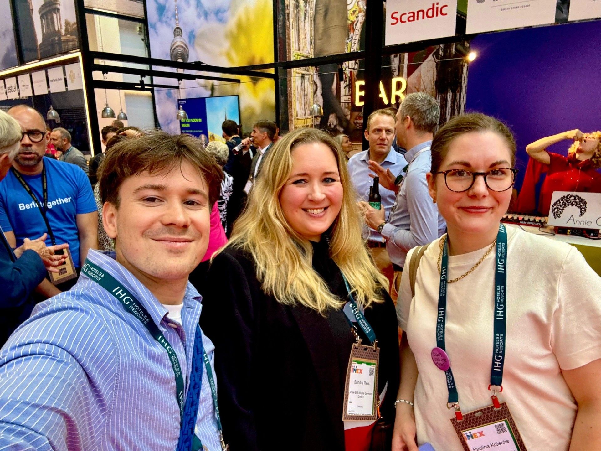 sandra with team 
