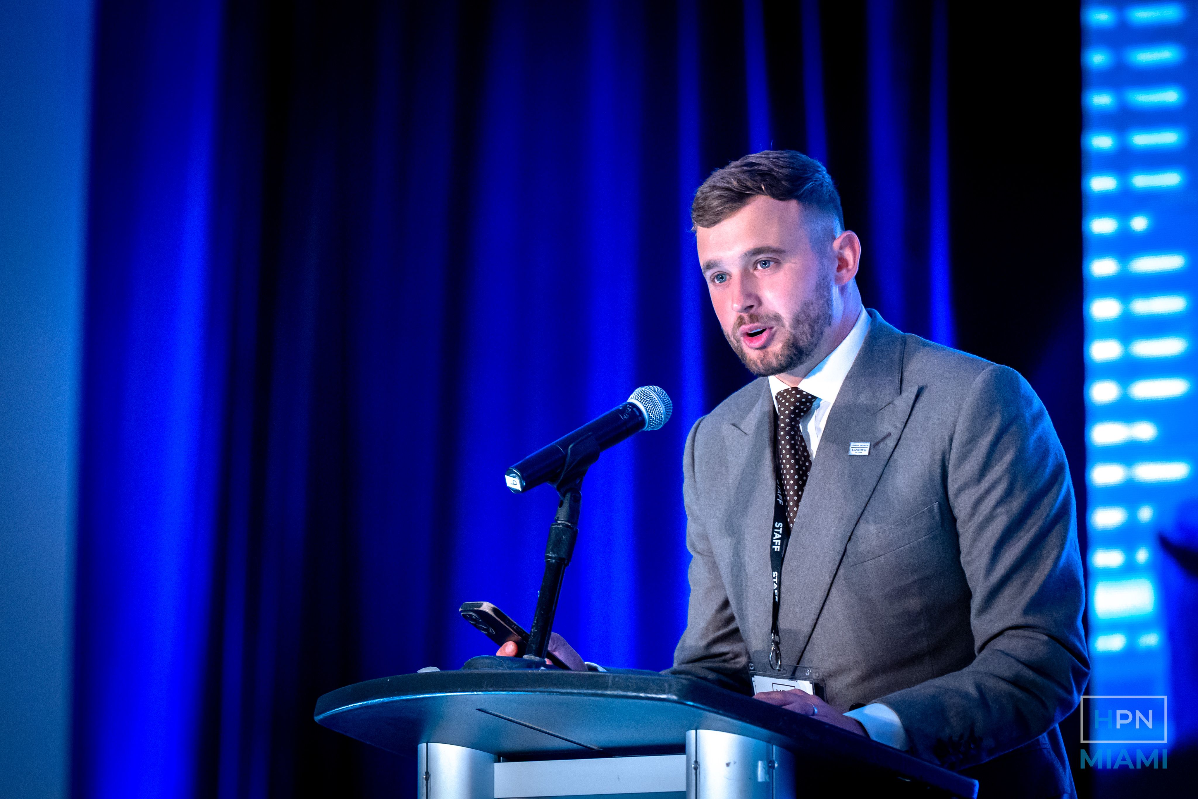 Jack giving a speech 