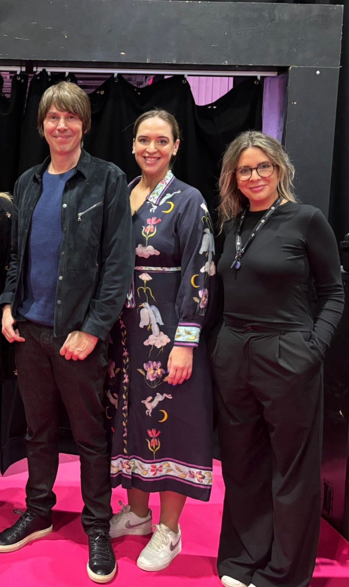 Fiona with Brian Cox