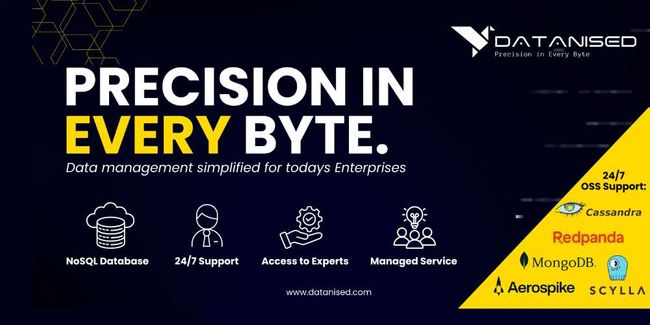 Datanised offers PRO+ managed service to provide 24/7 support for NoSQL databases