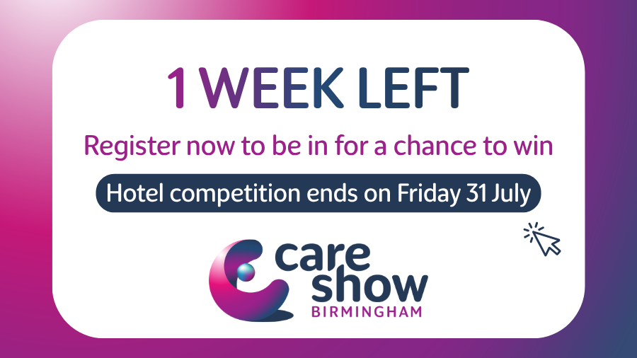 Win a one-night hotel stay at Care Show Birmingham