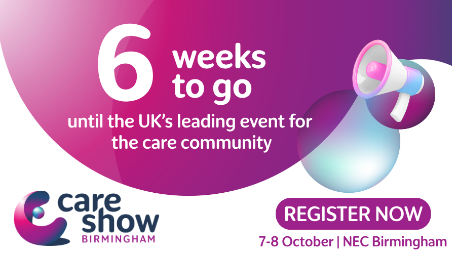 6 weeks to go until Care Show Birmingham - register your free pass now!