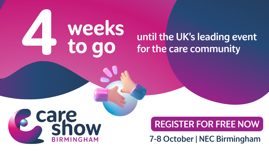 4 weeks to go until Care Show Birmingham - register your free pass now!