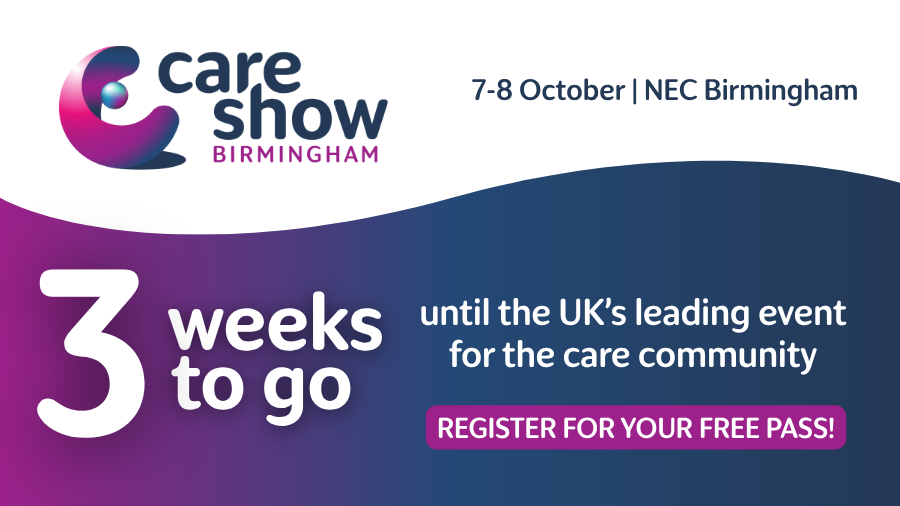 3 weeks to go until Care Show Birmingham - register your free pass now!