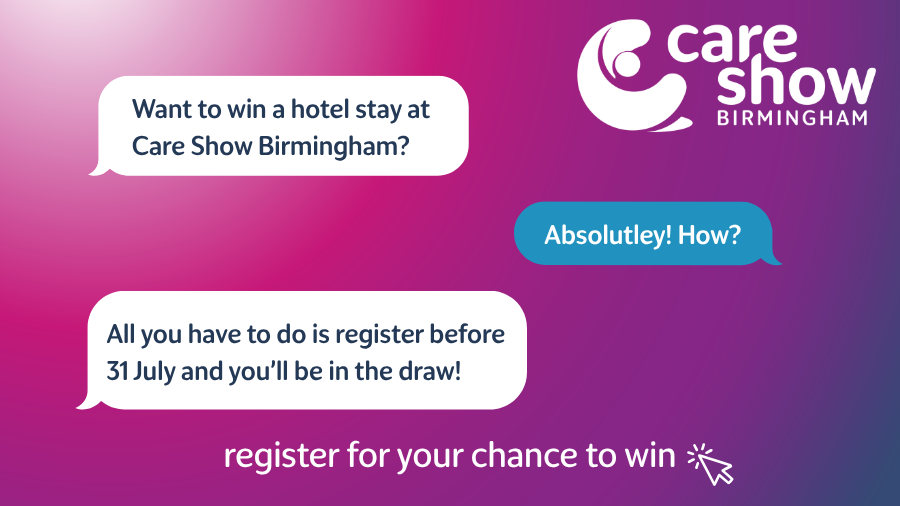 Win a one-night hotel stay at Care Show Birmingham