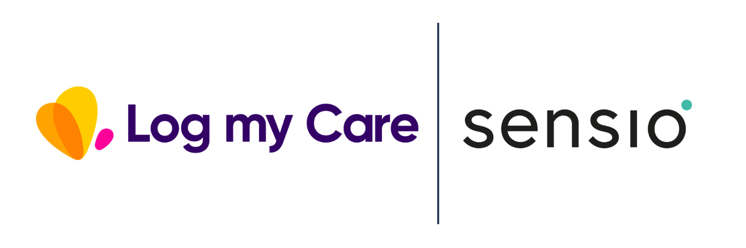 log my care & sensio logo
