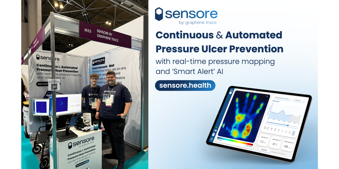 Sensore continuous and automated pressure ulcer prevention, with real-time pressure mapping and 'Smart Alert' AI.