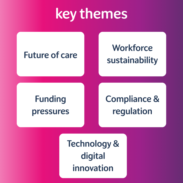 Key conference programme themes for Care Show Birmingham 2026 