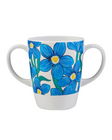 Lightweight melamine two handled mugs
