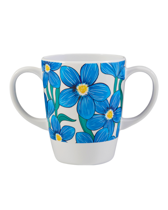 Lightweight melamine two handled mugs