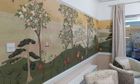 Bespoke mural design inspired by Japanese nature for care home
