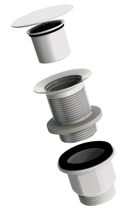 Hygienic waste without water level