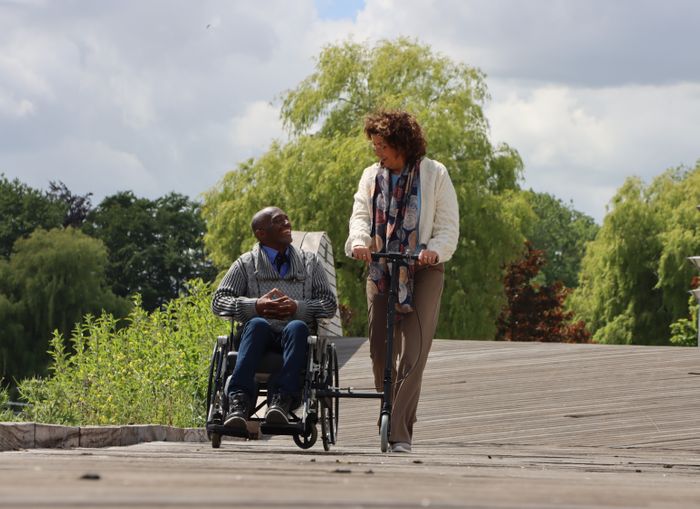 Ziggy - the wheelchair accessory for side-by-side strolling