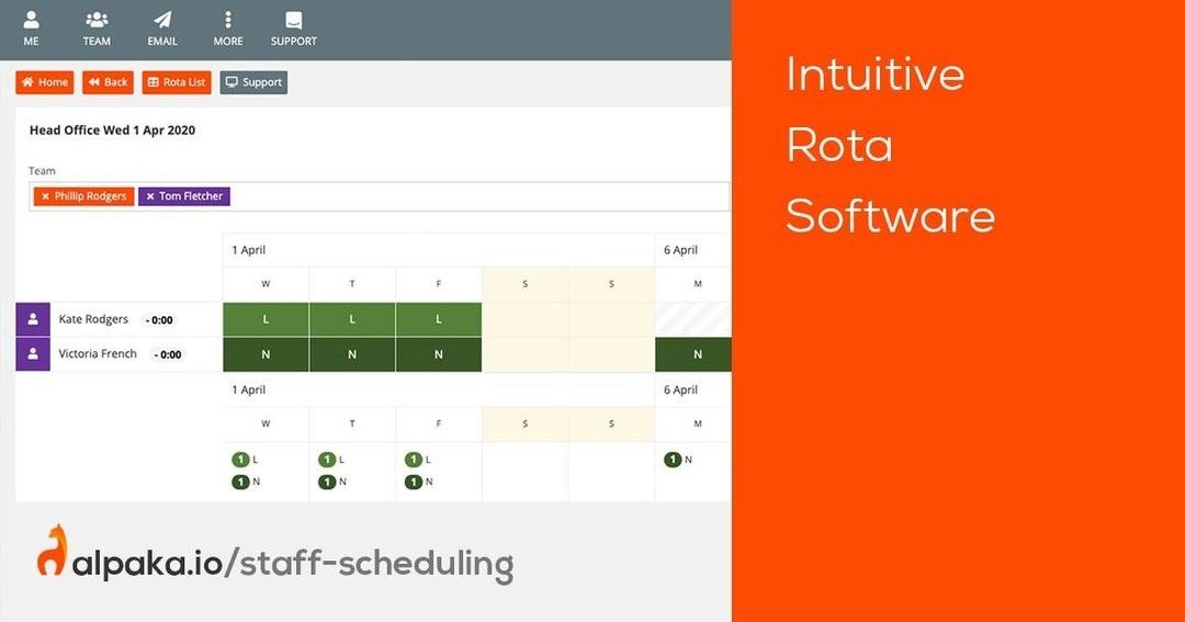 Rota scheduling
