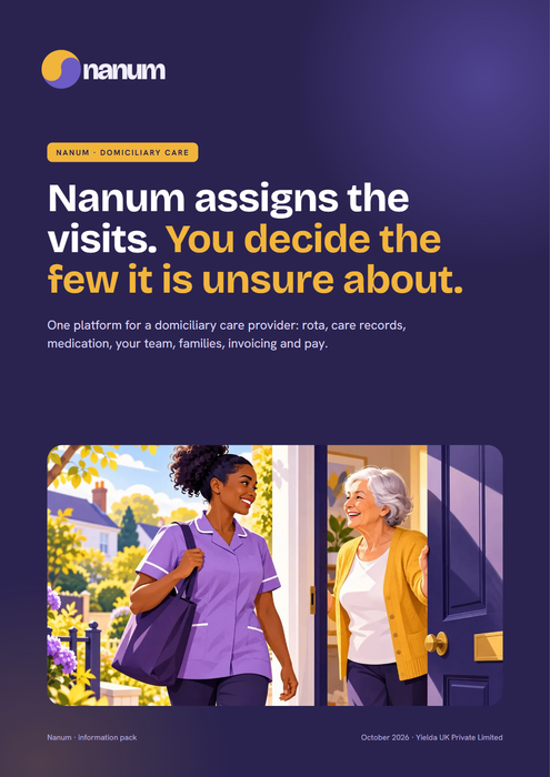 Nanum for domiciliary care