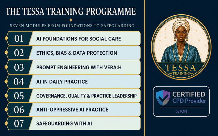 TESSA Training: Certified Ethical AI Training for Social Care