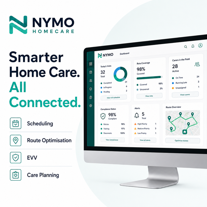 Nymo Homecare: All-in-One Domiciliary Care Software