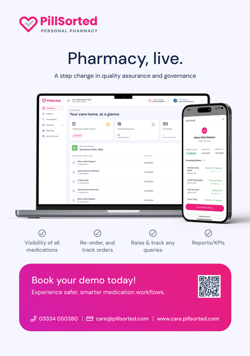 PillSorted Your Pharmacy partner in Long Term care