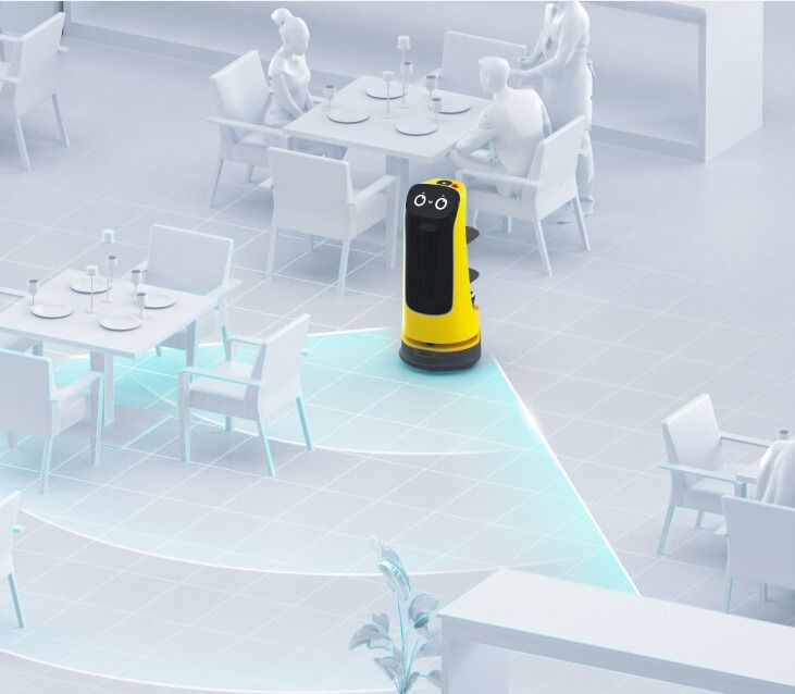 KettyBot Pro – Autonomous Tray Delivery & Service Robot