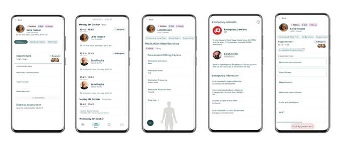 Nourish Better Care at Home - Mobile App