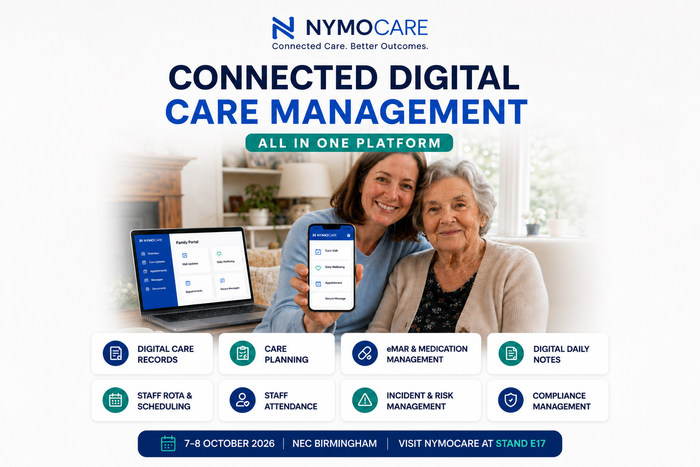 NymoCare to Showcase Connected Digital Care Management at Care Show Birmingham 2026