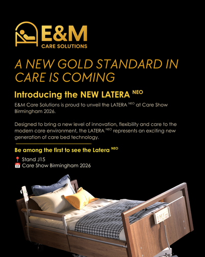 E&M Care Solutions to Showcase the New Latera Neo at Care Show Birmingham 2026