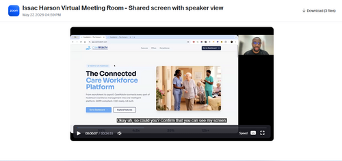 Carematchr Demo