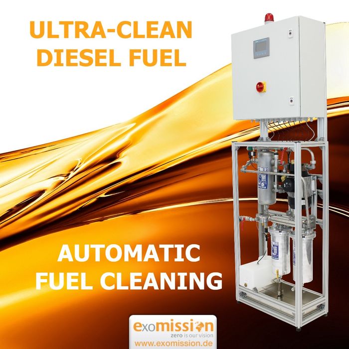 Vollautomatisches Kraftstoffreinigungssystem Pure F