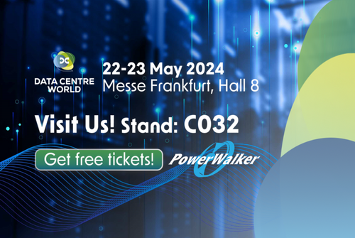 PowerWalker will exhibit at the upcoming Data Centre World Frankfurt 2024!