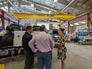 Stefanik Tours Smardt Chiller Group Manufacturing and Training Site in Plattsburgh