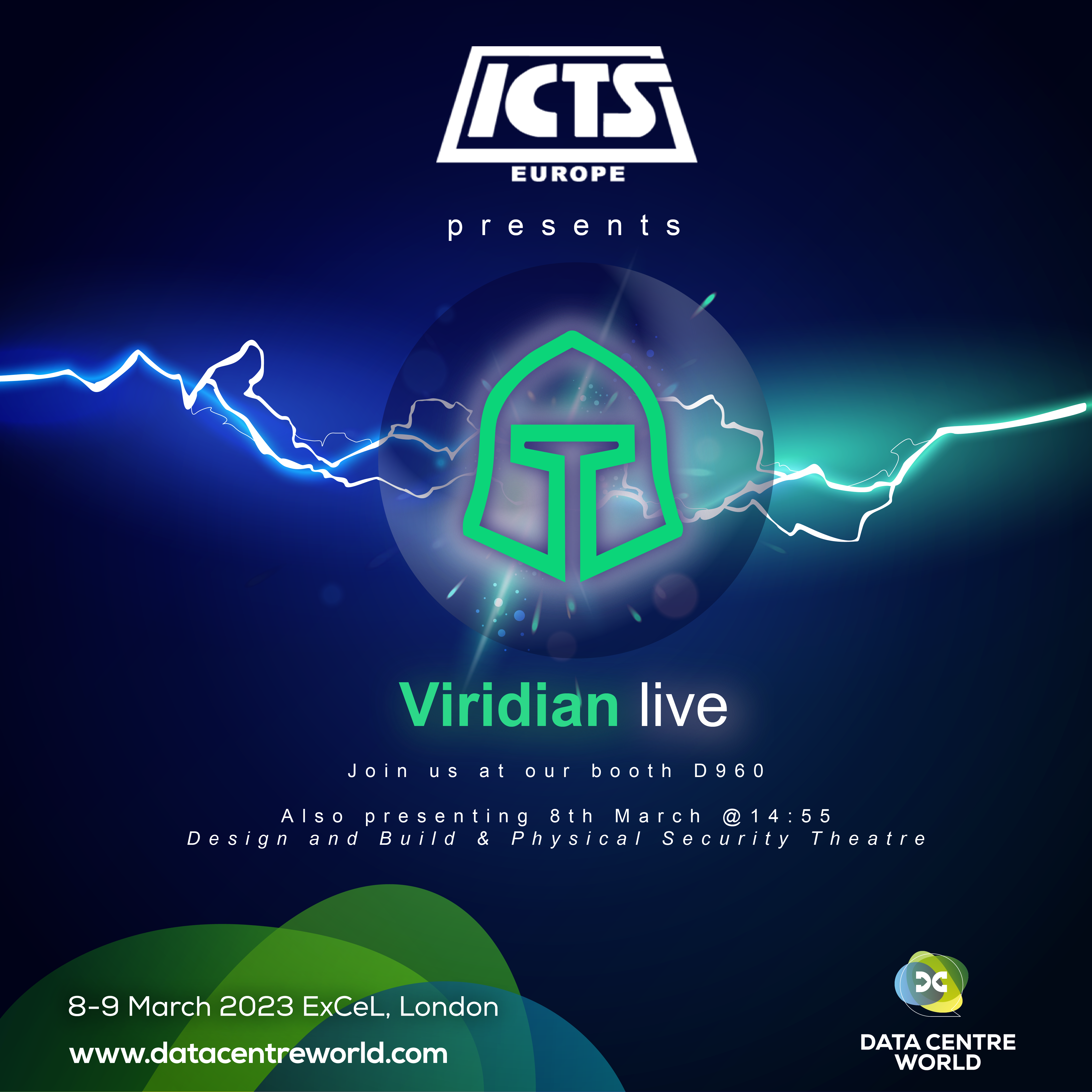 ICTS is proud to be participating in Data Centre World 2023. Join us at our booth D960 to see Viridian live!