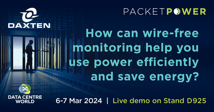 DAXTEN STAND D925: How can wire-free monitoring technology help to use power more efficiently and save energy