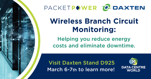 DAXTEN STAND D925: WIRE-FREE BRANCH CIRCUIT MONITORING: Helping you to reducce energy costs and eliminate downtime