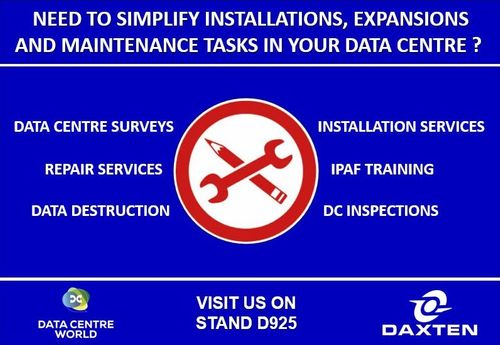 DAXTEN STAND D925: Need to simplify installations, maintenance tasks and expansions in your data centre?
