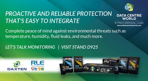 DAXTEN STAND D925: Extensive monitoring of sensitive areas in data centres prevents water leaks, downtime and serious damage