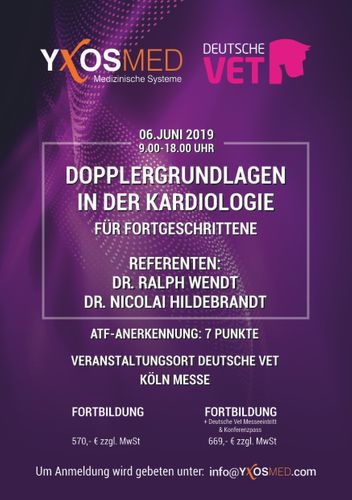 Ultraschallseminar: Dopplergrundlagen in der Kardiologie bei Hund und Katze