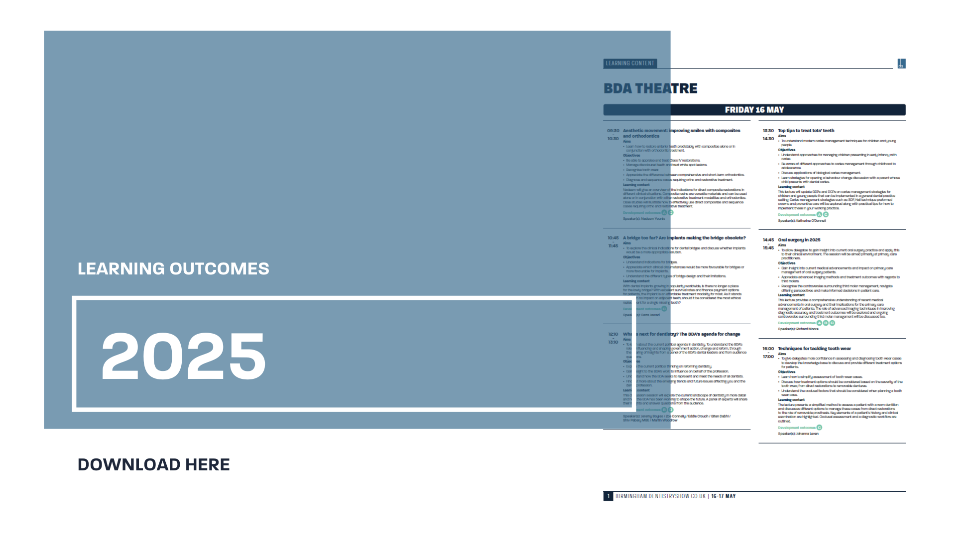 DS25 Learning Outcomes
