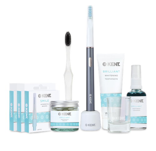 Unlock a brilliant smile with Kent Brushes’ oral care range