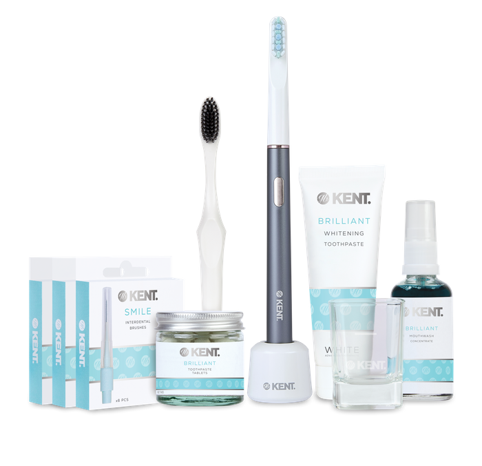 Unlock a brilliant smile with Kent Brushes’ oral care range