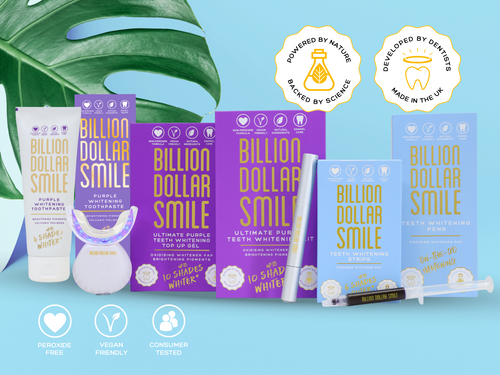 Billion Dollar Smile Introduces New Non-Peroxide Teeth Whitening Range for Home Use