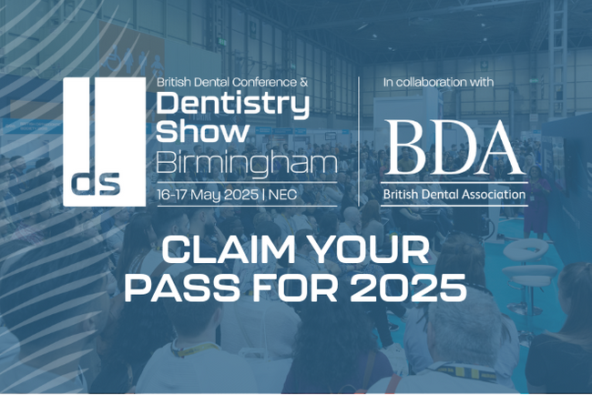 Don’t forget to register for the British Dental Conference & Dentistry Show (BDCDS) 2025