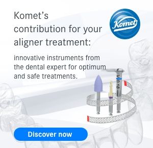 Aligner treatment: only with Komet. Innovative IPR Instruments for Individual Needs.